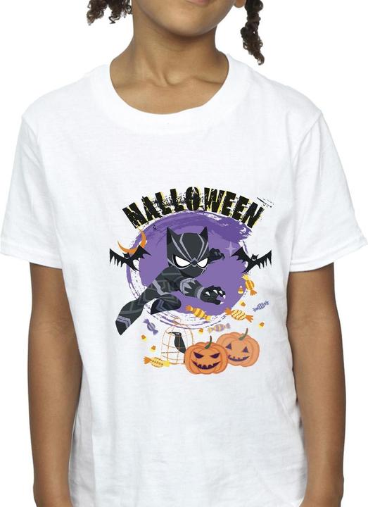 Image du produit - T-shirt BLACK PANTHER HALLOWEEN - Fille (152, 158)