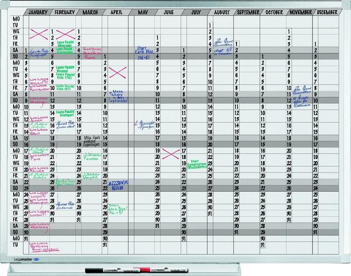 Valori nutrizionali e ingredienti Legamaster Agenda annuale Professional 7-400000 90x120 cm (120 x 90 cm)