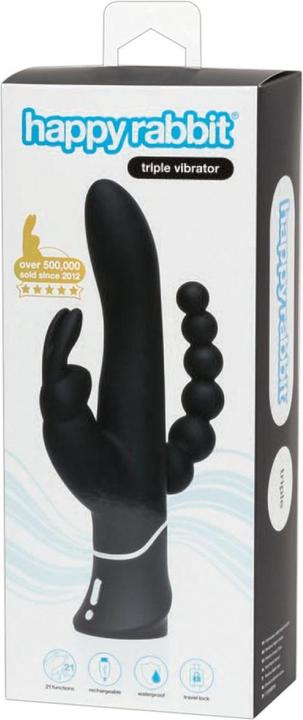 Actual product image Happy Rabbit triple curve