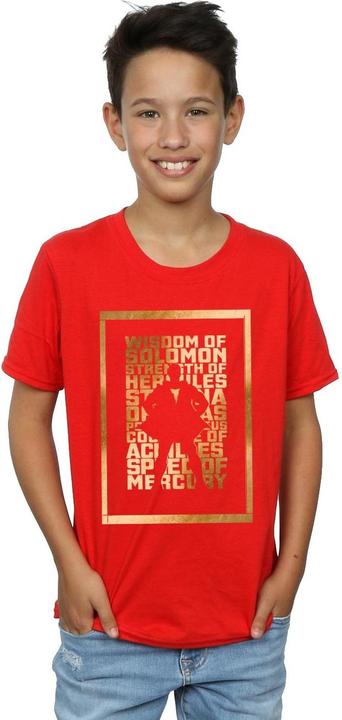 Produktbild Shazam Gold Text TShirt Jungen (140, 146)