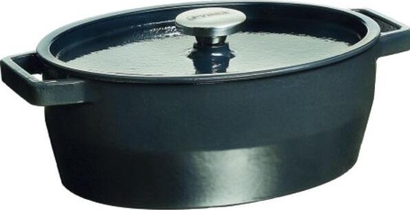 Actual product image Pyrex Slow Cook roasting pan, oval, with lid, length: 330 mm, grey (Casserole + Stewpot)