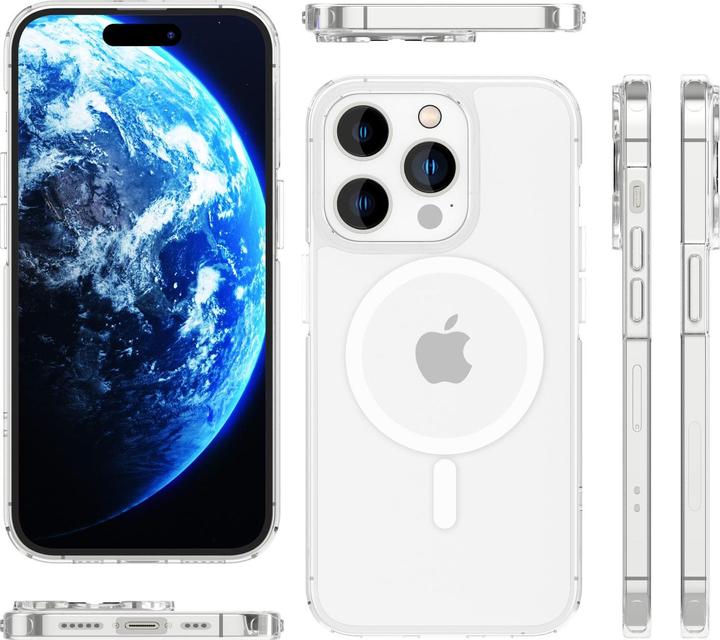 Actual product image Nalia Clear Transparent Silicone Sleeve (Apple iPhone 14 Pro)