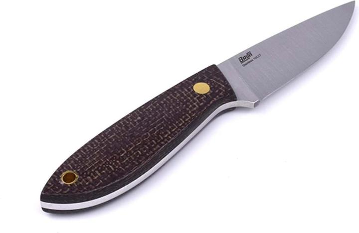 Actual product image Brisa Bobtail 80 Flat Bison Micarta Kydex (8 cm)