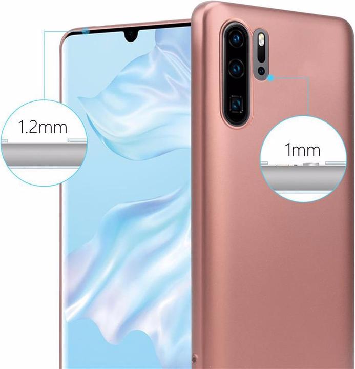 Image du produit Cadorabo Couverture métallique mate TPU (Huawei P30 Pro)