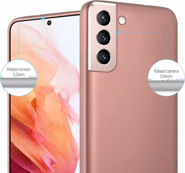 Productafbeelding Cadorabo TPU Matte Metallic hoes (Samsung Galaxy S21 5G)