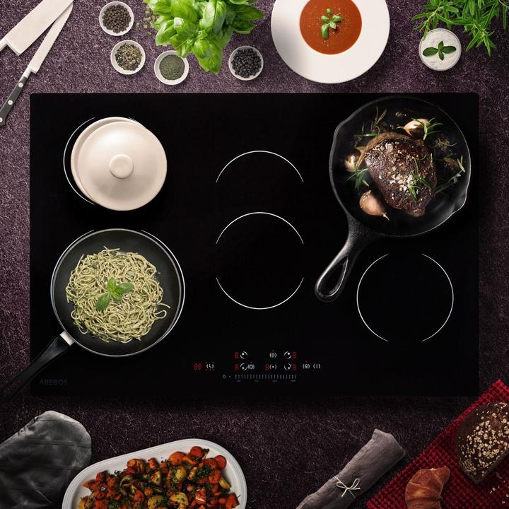 Image du produit Arebos Table de cuisson en vitrocéramique