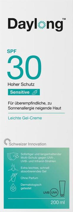 Produktbild Daylong Sensitive (Sonnencreme Gesicht, SPF 30, 200 ml, 250 g)