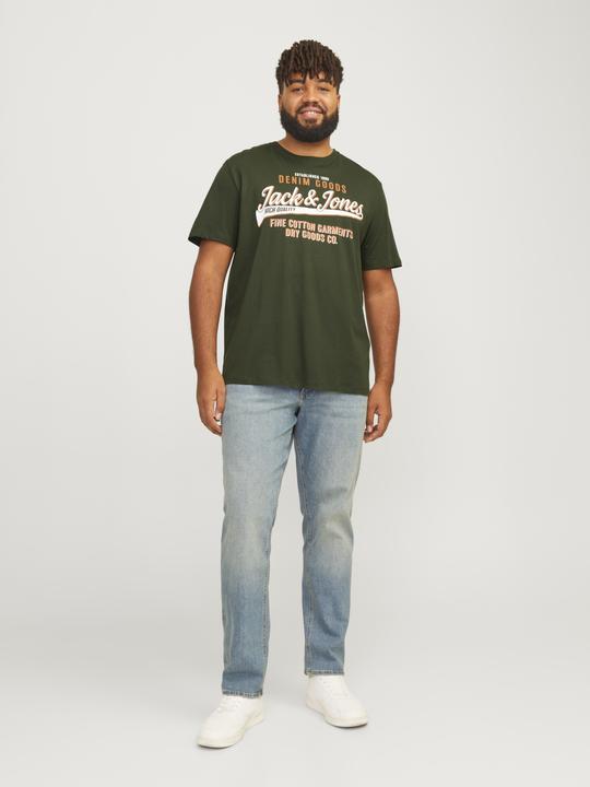 Produktbild Jack & Jones Jjelogo Tee Ss O-Neck 2 Col Aw24 S Pls (4XL)