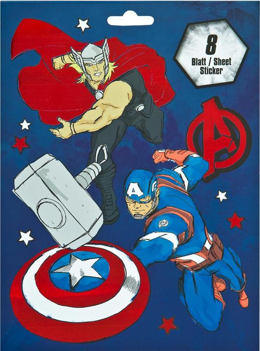 Produktbild Undercover Stickerbuch Avengers Marvel mit 8 Stickerblättern