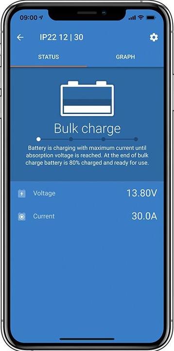 Image du produit Victron Energy Blue Smart IP22 Charger 24/16 (3) (avec Bluetooth) (24V, 16 A)