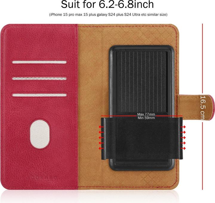 Immagine prodotto Cadorabo Hülle für Huawei P SMART PLUS 2019 Book Case Style (Huawei P Smart Pro (2019))