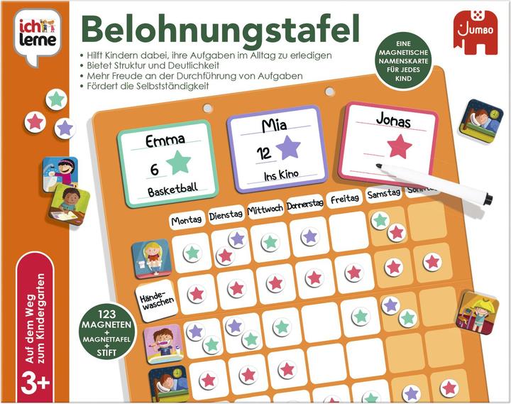 Produktbild Jumbo Ich lerne Belohnungstafel (Deutsch)