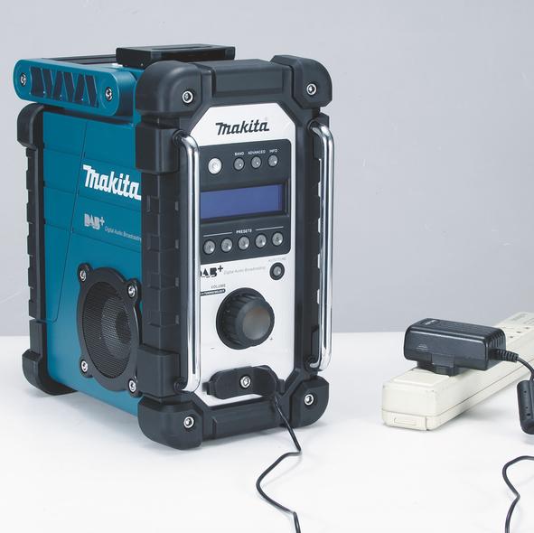 Image du produit Makita DMR 110 Radio de chantier sans fil 7,2 V - 18 V (DAB+ DAB, DAB, FM)