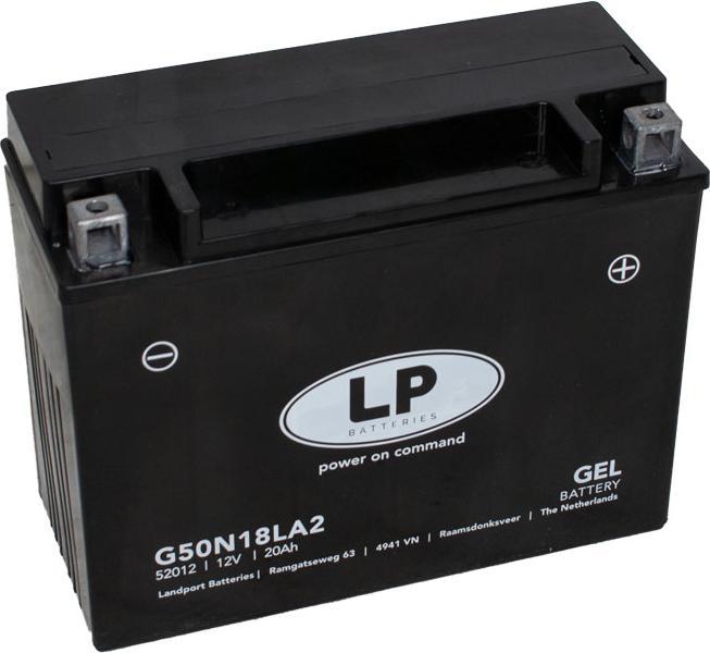 Immagine prodotto Landport Batteria moto gel G50N18LA2 12V 19Ah (12 V, 19 Ah)