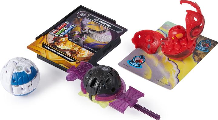 Produktbild Bakugan - Battle 5-Pack Special Attack - Dragonoid x Ventri x Bruiser x Octogan x Trox - spinnende actiefigu