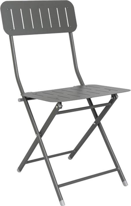 Produktbild Contini Gartentisch Rund mit 2 Stühlen Metall anthrazit (62 cm)