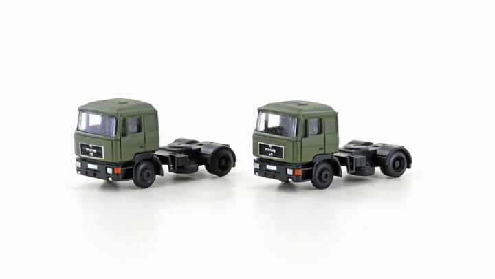 Produktbild Hobbytrain 2er Set MAN F90 SZM, 3-achsig, oliv