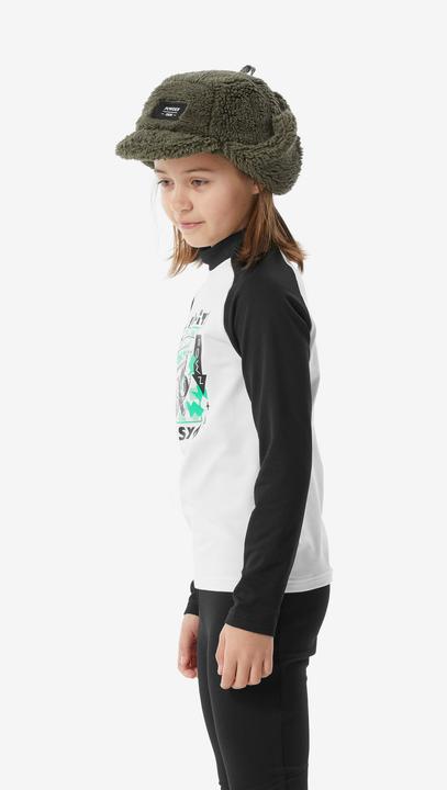 Immagine prodotto Wedze Maglia funzionale da sci per bambini - BL 500 bianco/nero con motivo (100 C)
