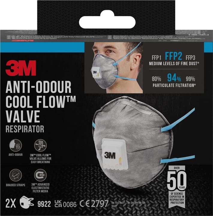 Immagine prodotto 3M Respiratore, bianco (FFP2, 1 x)