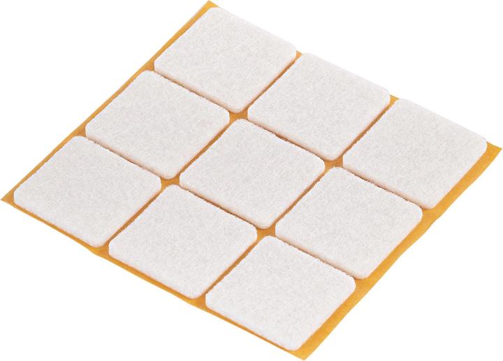 Produktbild Fix-o-moll Filzgleiter 3 mm / 25 x 25 mm 9 x (Filzgleiter, 9 Stück)