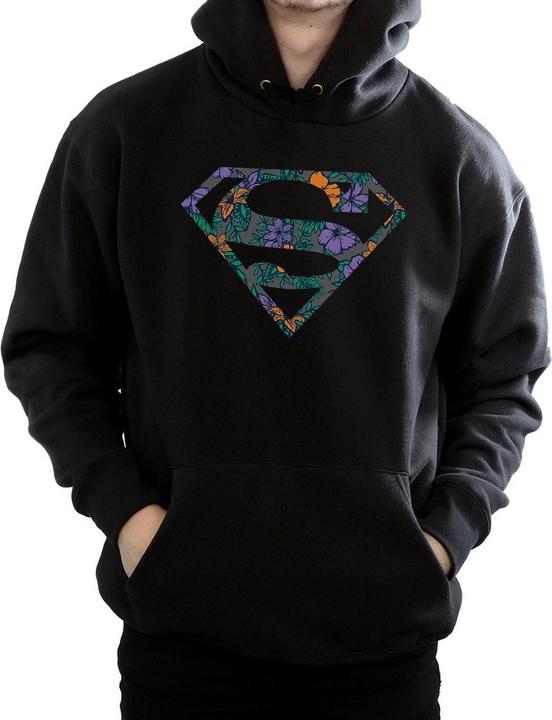 Image du produit - Sweat à capuche SUPERMAN FLORAL LOGO - Homme (XXL)