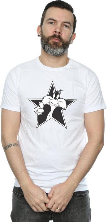 Produktbild Looney Tunes Sylvester Mono Star TShirt (XXL)
