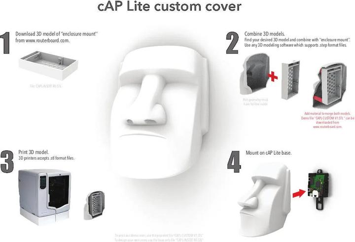 Immagine prodotto MikroTik Punto d'accesso RBcAPL-2nD, alloggiamento CAP LITE 2