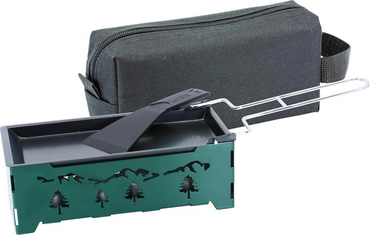 Kadastar Bougie chauffe-plat-Raclette 2go Panorama Vert,Noir