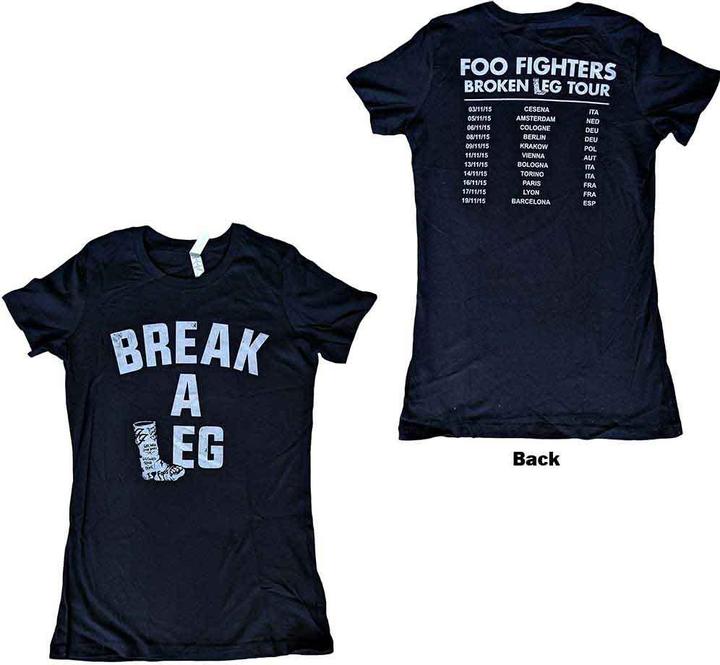 Foo Fighters Break A Leg Back Print (Girlie)