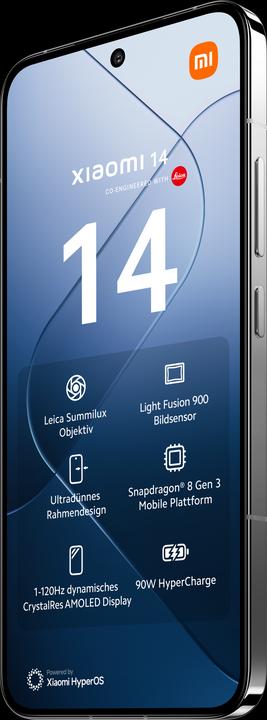 Actual product image Xiaomi 14 (512 GB, White, 6.36", Dual SIM, 50 Mpx, 5G)