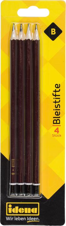 Actual product image Idena Pencil B 4s FSC100% (B, 4 x)