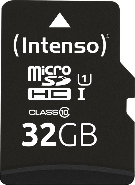 Actual product image Intenso UHS-I Premium (2-Pack) (32 GB, microSD, microSDHC, U1, UHS-I)