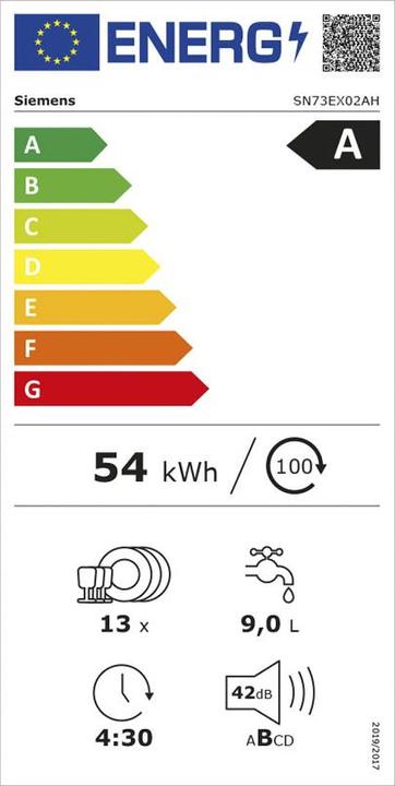 Energy Label Siemens SN73EX02AH