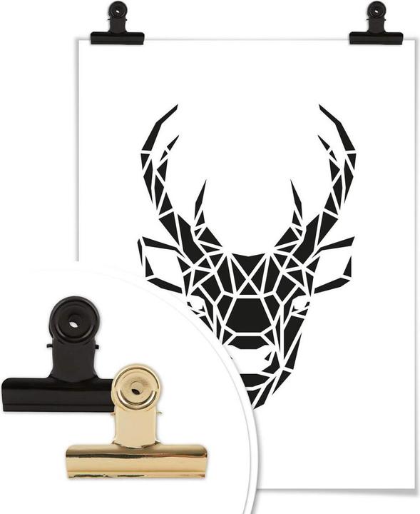 Immagine prodotto Trenddeko Cervo origami (24 x 30 cm)