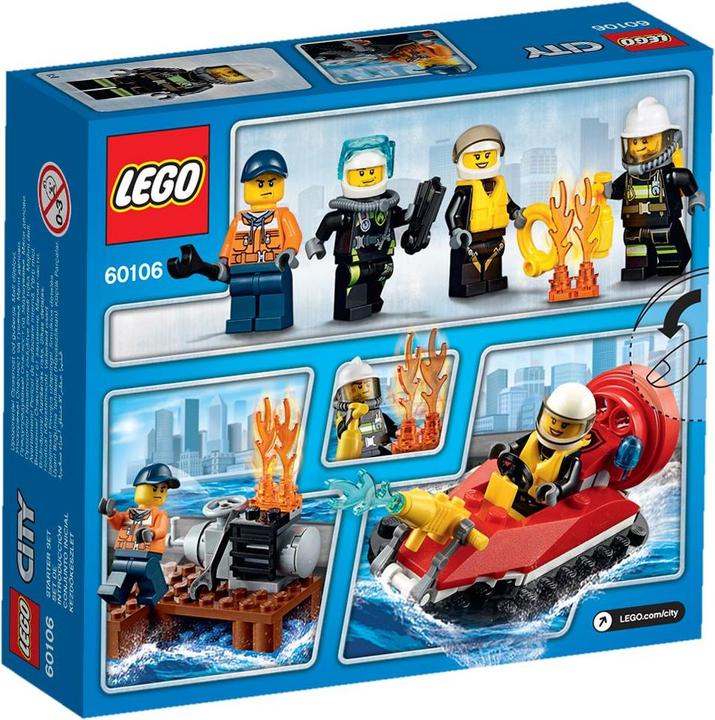 Immagine prodotto LEGO Set iniziale dei vigili del fuoco (60106, LEGO City)