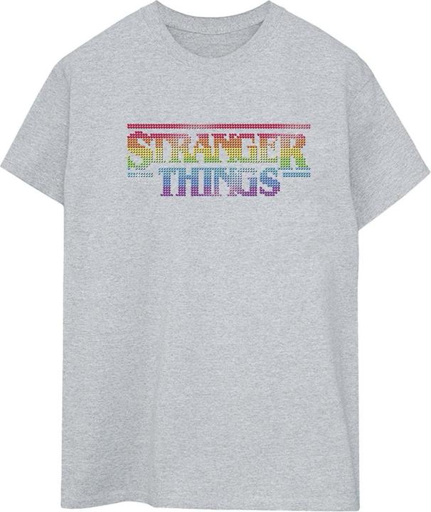Produktbild Netflix Stranger Things Rainbow Dot Logo TShirt (XL)