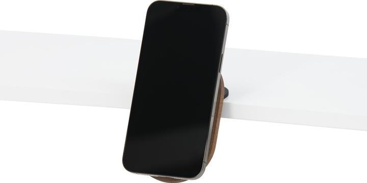 Produktbild Oakywood MagSafe iPhone Desk Shelf Mount - Multifunktionale iPhone-Halterung - am Regal montiert - Walnuss -
