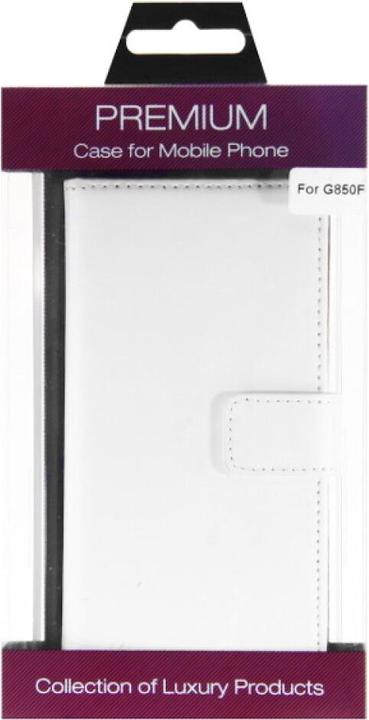 Actual product image OEM Slim Leather Book Case for Galaxy Alpha - White 4250710555574 (Samsung Galaxy Alpha)