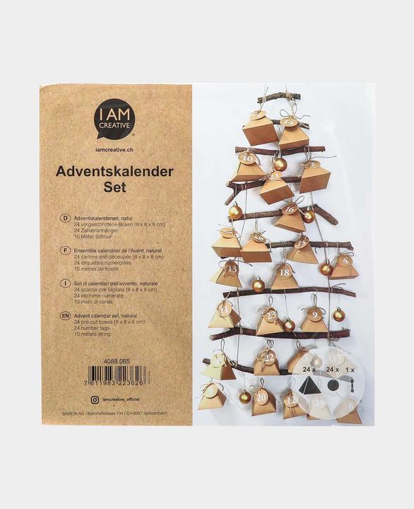 Produktbild I Am Creative Adventskalender-Boxen 8x8x8 cm, 49tlg.