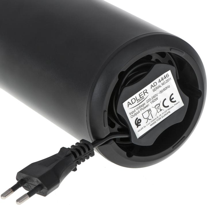 Produktbild Adler Coffee grinder AD4446bs 150 W, Coffee beans capacity 75 g, Lid safety switch, Juodas (EU-Stecker)
