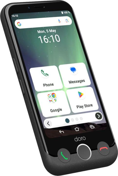 Produktbild Doro Aurora A10 graphit (64 GB, Graphit, 4.50", Dual SIM, 13 Mpx, 4G)