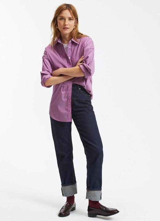 Actual product image La Redoute Collections Wide shirt blouse with stripes Signature APOLLINE (38)