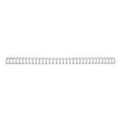 Produktbild GBC Binderücken Draht 11mm, 34 Ringe, silber, 100 Stk.