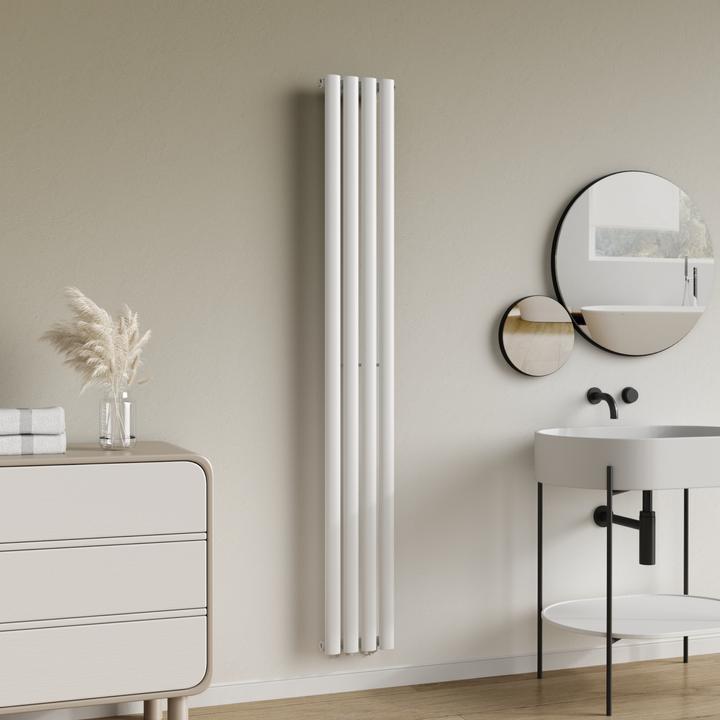 Produktbild Neu.Haus Design Röhrenheizkörper Nore Weiss 180x24cm Einlagig 484W (484 W)