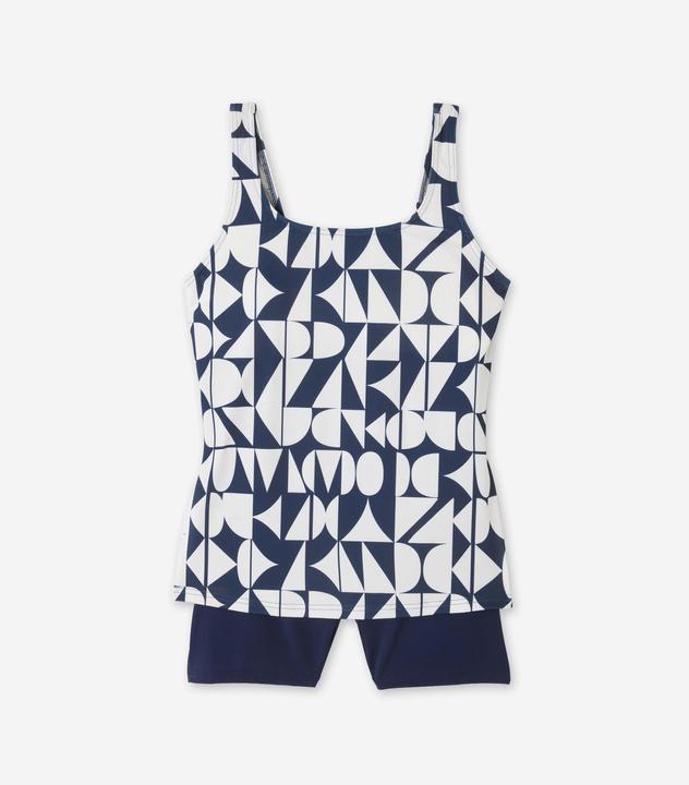 Nabaiji Badeanzug Tankini Shorty Damen - Heva blau