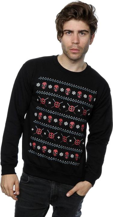 Actual product image Mens Deadpool Christmas Sweatshirt (XL)
