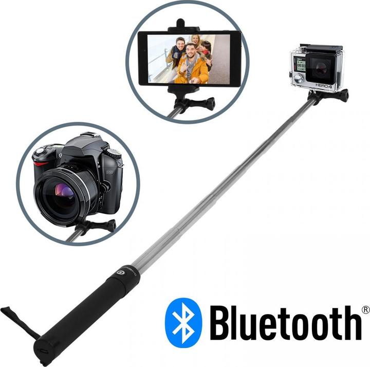 Actual product image Akashi Extendable selfie bar 18 to 80cm + trigger