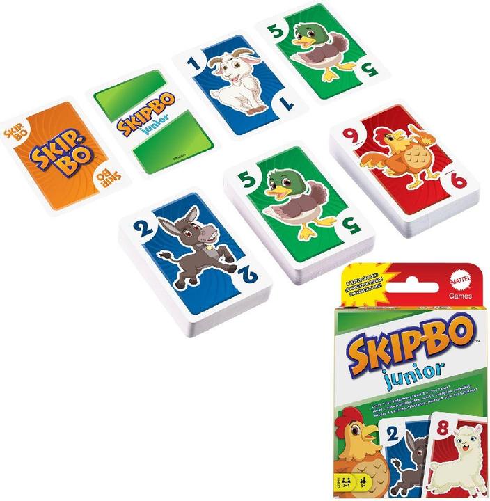 Produktbild Mattel Games Skip-Bo Junior (Multilingual)