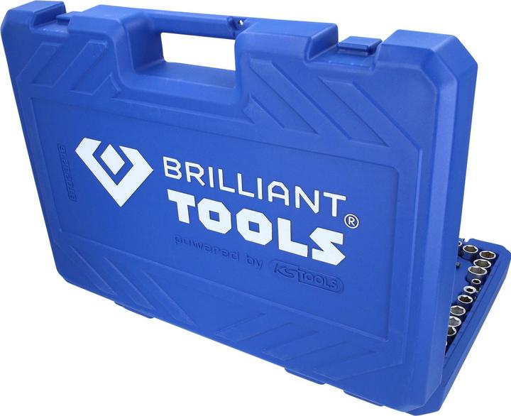 Produktbild Brilliant Tools Steckschlüssel-Satz, 216-tlg., 1/4, 3/8, 1/2 (3/8", 1/2", 1/4")