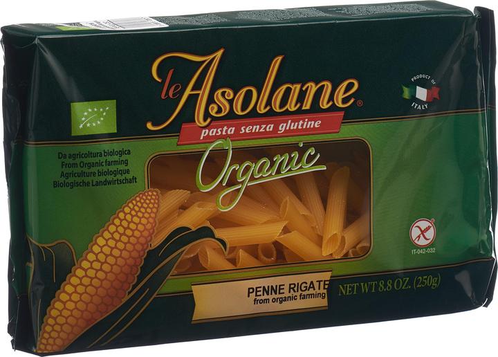 Image du produit Le Asolane Pâtes de maïs Penne sans gluten (250 g)
